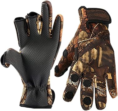 Amazon K Outdoor フィッシンググローブ 釣り用 手袋 3本指だし すべり止め 通気性 冬 防風 暖かい 保温 寒さ対策 防寒対策 K Outdoorjp グローブ