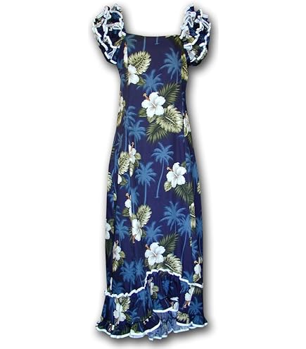 Pacific Legend Sunset Palm Hawaiian Dress - Womens Hawaiian Dress - Aloha Dress - Hawaiian Clothing