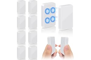 ANGAR 16pcs Outdoor Curtain Weights, Upgraded Heavier-Duty Waterproof Curtain Magnets Weights Outdoor, for Home Patio Drapery, Shower, Flags, Tablecloth to Stop Heavy Wind, White