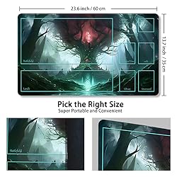 Premium Stitched MTG Playmat with Zones and
