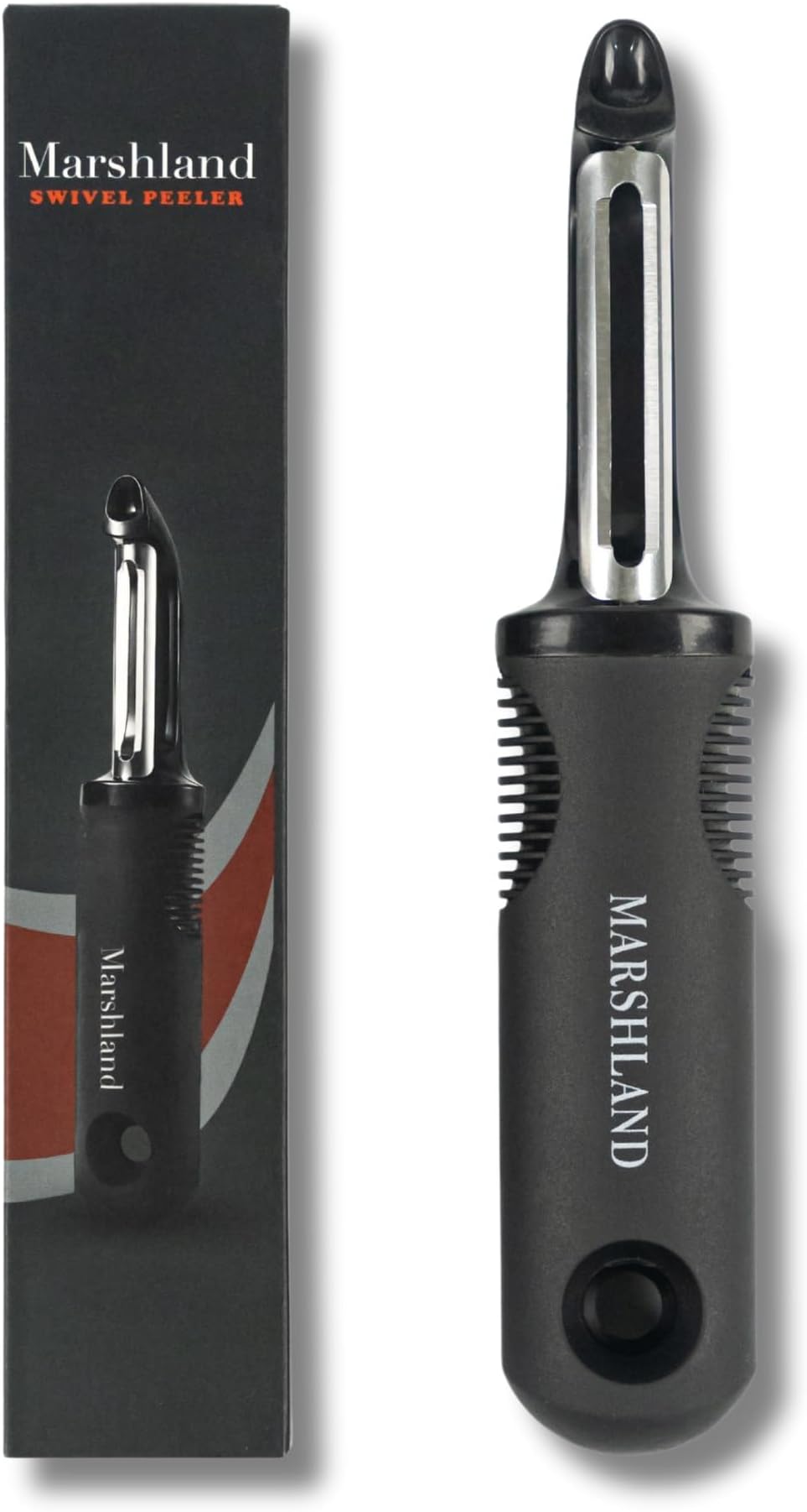 Marshland Premium I-Shape Swivel Vegetable Peelers Non-Slip Stainless Steel
