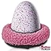 Black & White Label Company - Nest for Hatchimals Magical Mixes - Egghead Bed Nesting 6.5” Fleece Egg Accessory Holder - for Use with LOL FurReal Interactive Toys - Pink