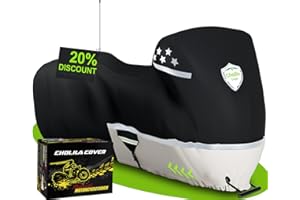 Cholila Cover Motorcycle Cover for Touring Models - 600D Harley Davidson Motorcycle Cover Road King, Road Glide, Street Glide,Electra Glide,Heritage Classic,Low Rider-ST - Motorcycle Cover Storage