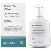 Sesderma SALISES Foamy Soap-Free Cream, Gentle Face Wash for Oily & Acne-Prone Skin, Salicylic Acid Pore Cleanser, 8.5 fl oz