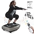 Natini Vibration Plate, Whole Body Vibration Platform Exercise Machine with Bluetooth Speaker, Home Fitness Equipment for Weight Loss & Toning(Jumbo Size)