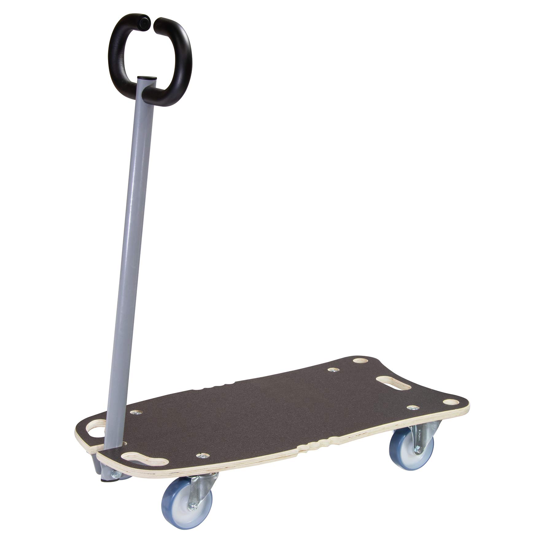 WAGNER moving dolly MM 1187 I 80 x 40 cm - ideal for heavy stacking containers I foldable drawbar I load securing I non-slip surface I load capacity 300 kg - 20118701