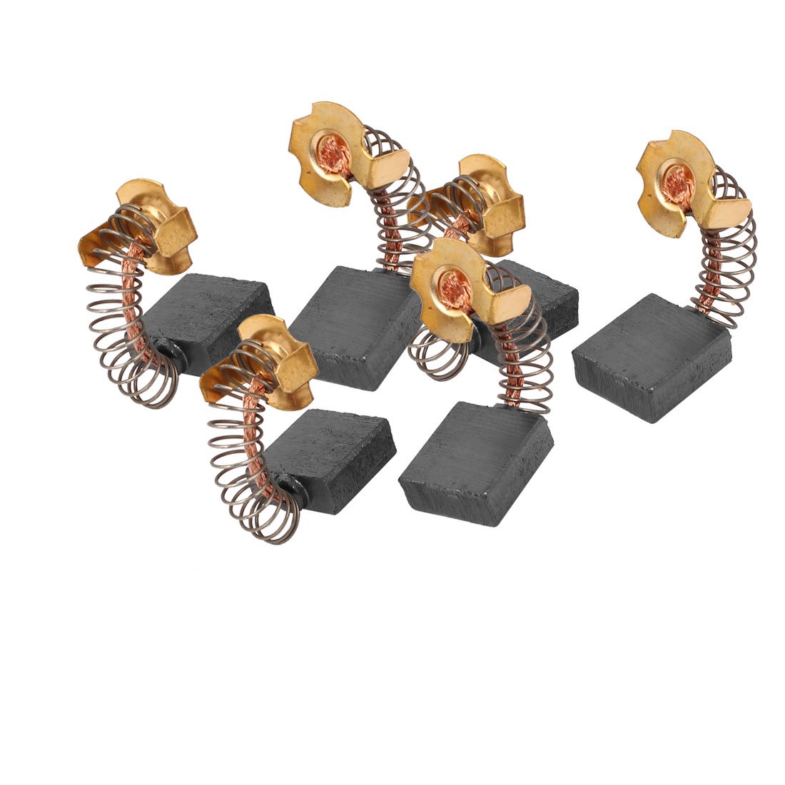 Sourcingmap 6 Pcs Replacement Motor Carbon Brushes 18mm x 17mm x 7mm for Electric Motors