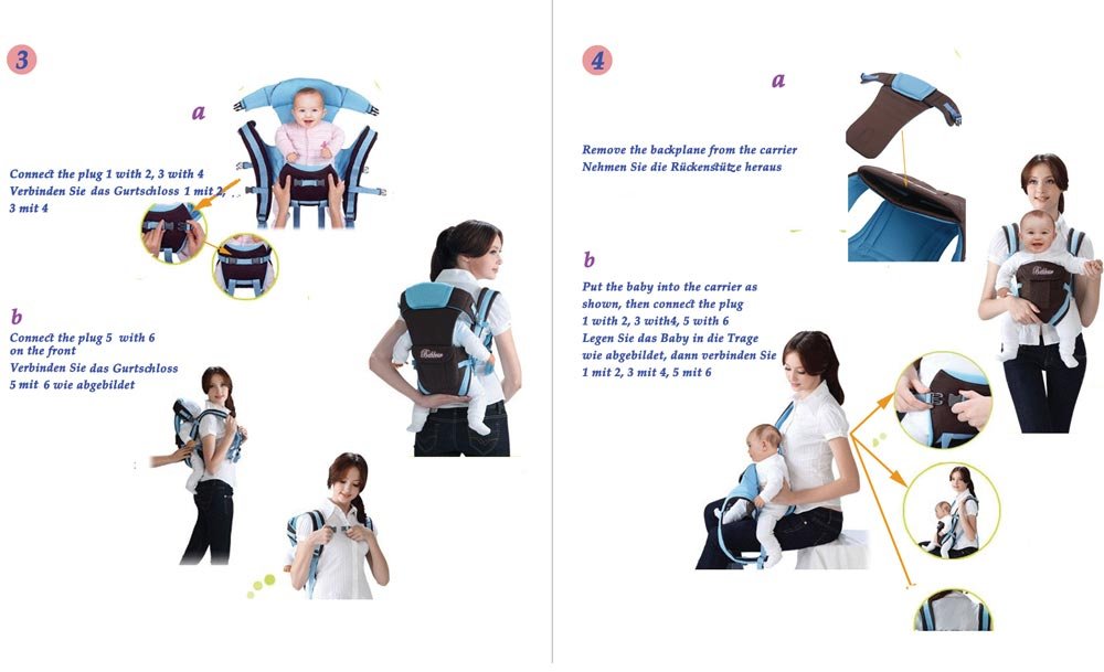 bethbear baby carrier instructions