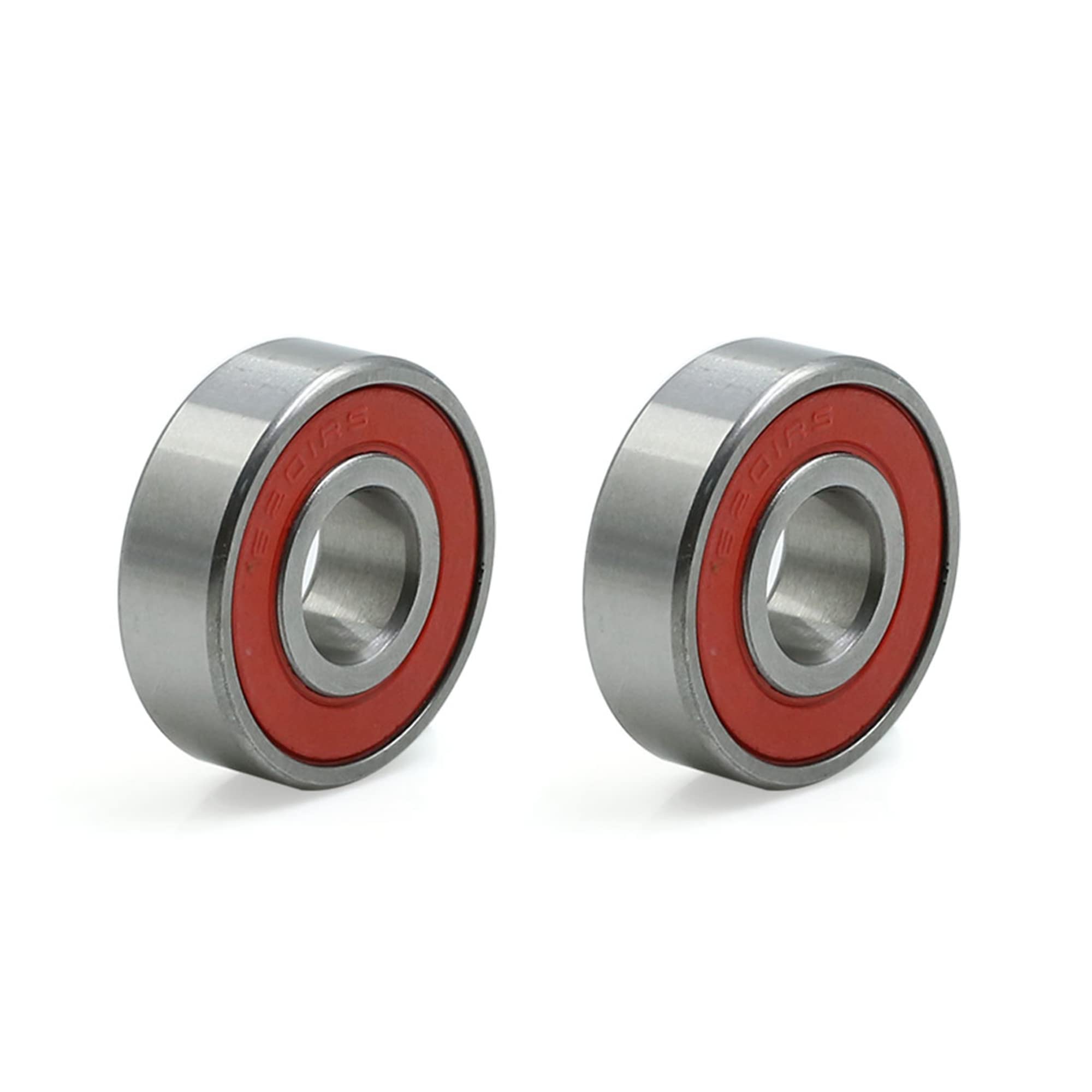 sourcingmap 2pcs 6201RS Deep Groove Ball Bearing 12x32x10mm Double Bearing Steel