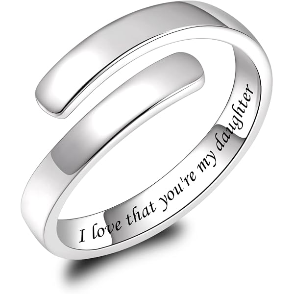 Willis Judd Men’s DAD Titanium Ring – 7mm Wide, Engraved “Love You Dad”, Gift Ready - View #3