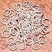 Beautiful Bead 100pcs Silver Plated Open Jump Rings 10mm