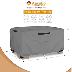 Aacabo Kids Sand Table Cover Suitable for Step2