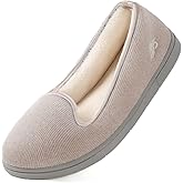 Wishcotton Women's Lightweight Memory Foam Closed - Back Slippers, Comfy Non - Slip House Shoes for Indoor & Outdoor
