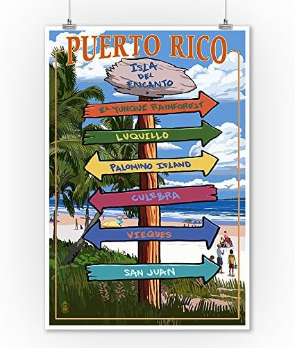 Amazon Com Isla Del Encanto Puerto Rico Destination Signpost