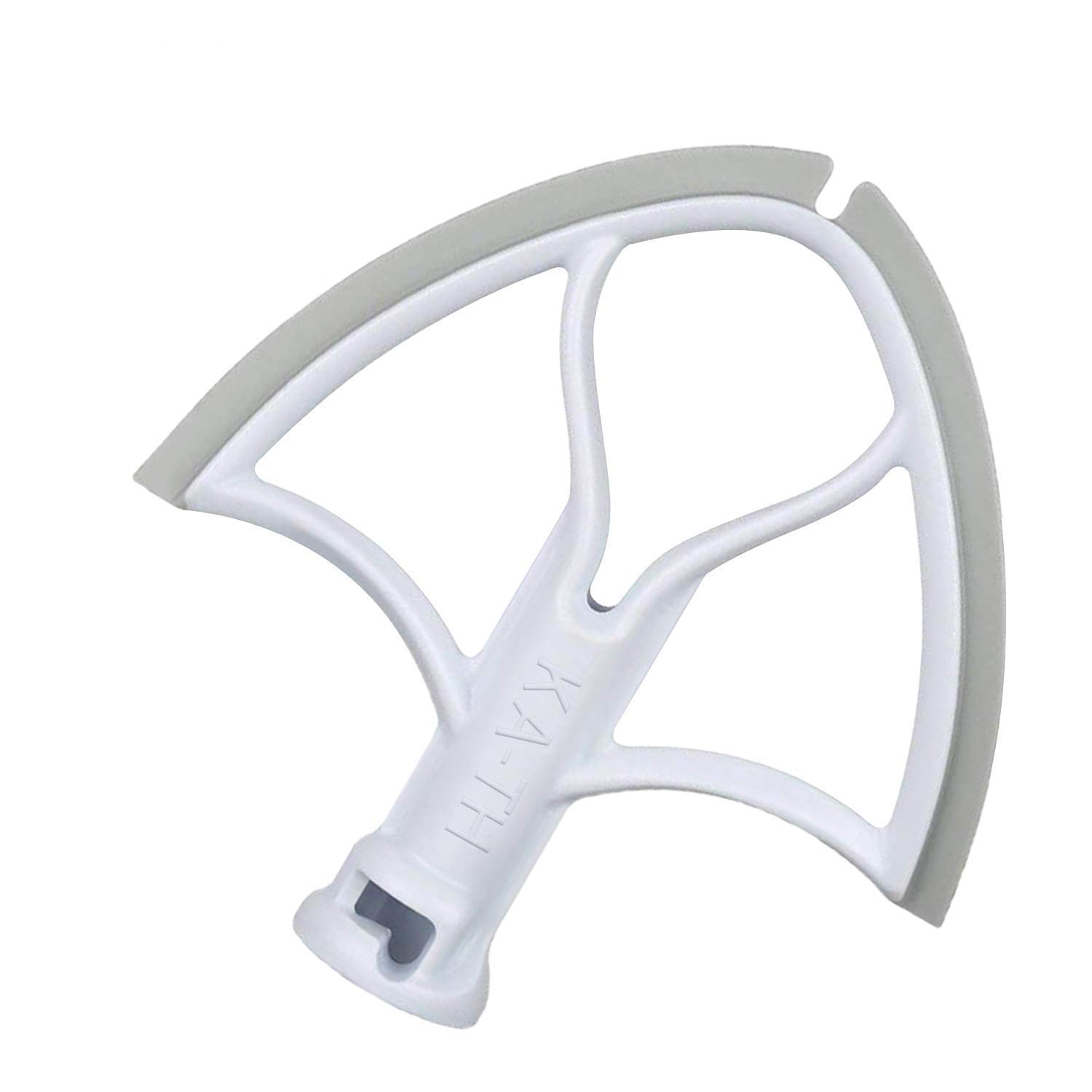 AIZARA Flex Edge Beater for Kitchenaid Mixer 4.5-5 Quart Tilt-Head Stand Mixer Paddle with Scraper,Replacement Kitchenaid Mixer Attachments & Accessory,Grey