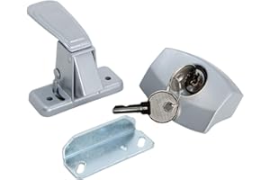 JR Products 10805 Silver Camper Door Latch, Quantity 1