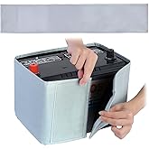 1PC 40"X7" Universal Car Battery Insulation Kit, Anti-Conductive Car Battery Wrap Blanket Self-Adhesive Battery Thermal Heat