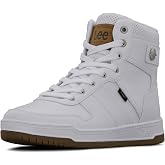 Lee Men's Noah High-Top Retro Sneaker | Denim heritage details; Lee button and tongue patch; Cushioned sock liner; Secure lace-up; Durable rubber outsole