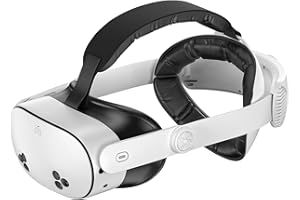 BROKELIT Head Strap for Meta Quest 3/3s, VR Headset Accessories with Oculus Quest 3/3s, Non-Battery & Enhanced Support & Adjustable & Comfort Strap