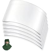 WZKO Sandblasting Hood Replacement Lens 5-Pack | WZKO Hardened Scratch-Resistant Polycarbonate for Painting, Dusting &amp; Grinding