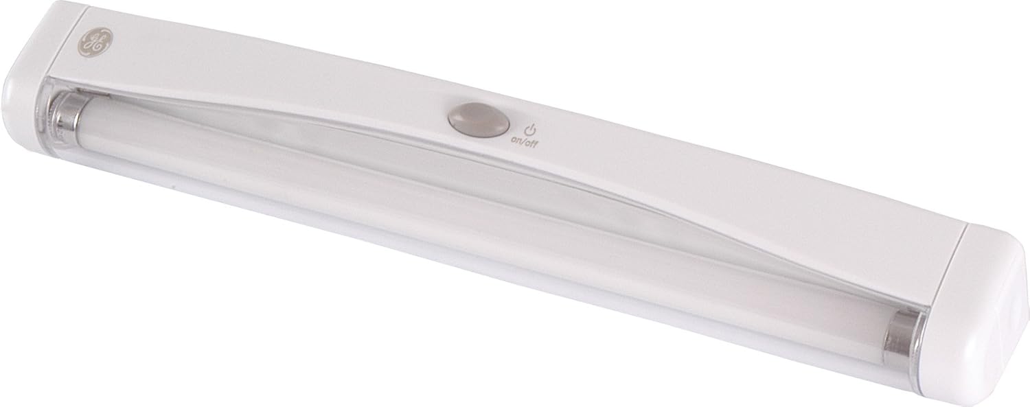 GE Fluorescent Closet Light, 12Inch Battery Operated, Plastic 50995