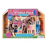 T.S. Shure Stable Pals Becca & Beauty Wooden Magnetic Dress-Ups