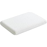 Hcore Ultra-Thin Gel Infused Memory Foam Stomach Sleeping Pillow, Slim Pillow for Side & Back Sleepers, CertiPUR-US - Standard, 2.75 inches