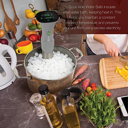 image for Gramercy Kitchen Co Sous Vide Water Balls, 250 Count | Includes FREE C