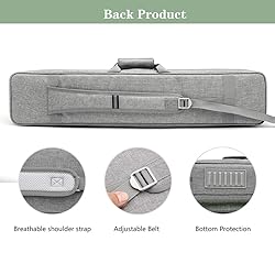 Soseen 32inch Pool Cue Case with 4X4 Design Pool