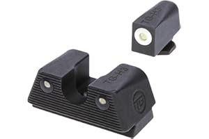 TRUGLO Tritium X Night Sight Set, Compatible with Glock Handguns | Glowing Front & Rear Gun Sights with 3-Dot Configuration | Snag-Free Design Fits Most Standard Holsters