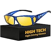 Myiaur Night Driving Glasses for Men Women, Polarized Anti Glare and UV400 Protection Yellow Lens Night Vision Glasses