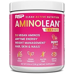 RSP NUTRITION AminoLean Pre Workout, Clean Energy