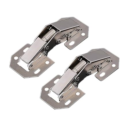 Qrity 2x Pack Of Kitchen Cabinet Door Hinges Concealed Cupboard