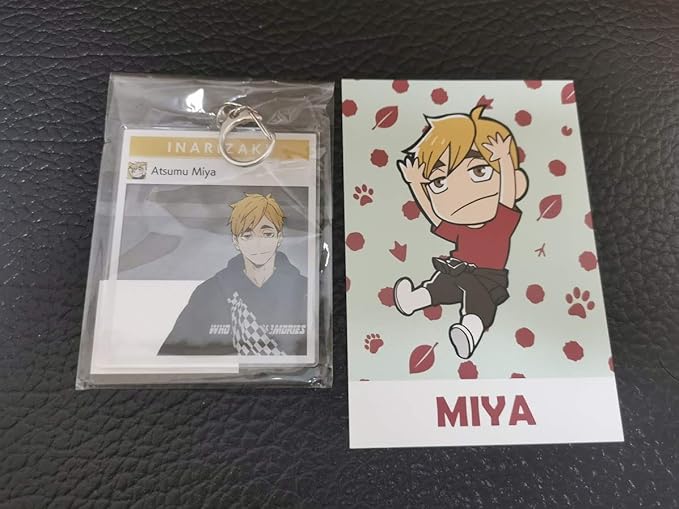 Amazon Co Jp ハイキュー 東武動物公園 アクリルキーホルダー 宮侑 ポストカード 稲荷先 描き下ろしイラスト レジャーver ハイキュー ホビー 通販