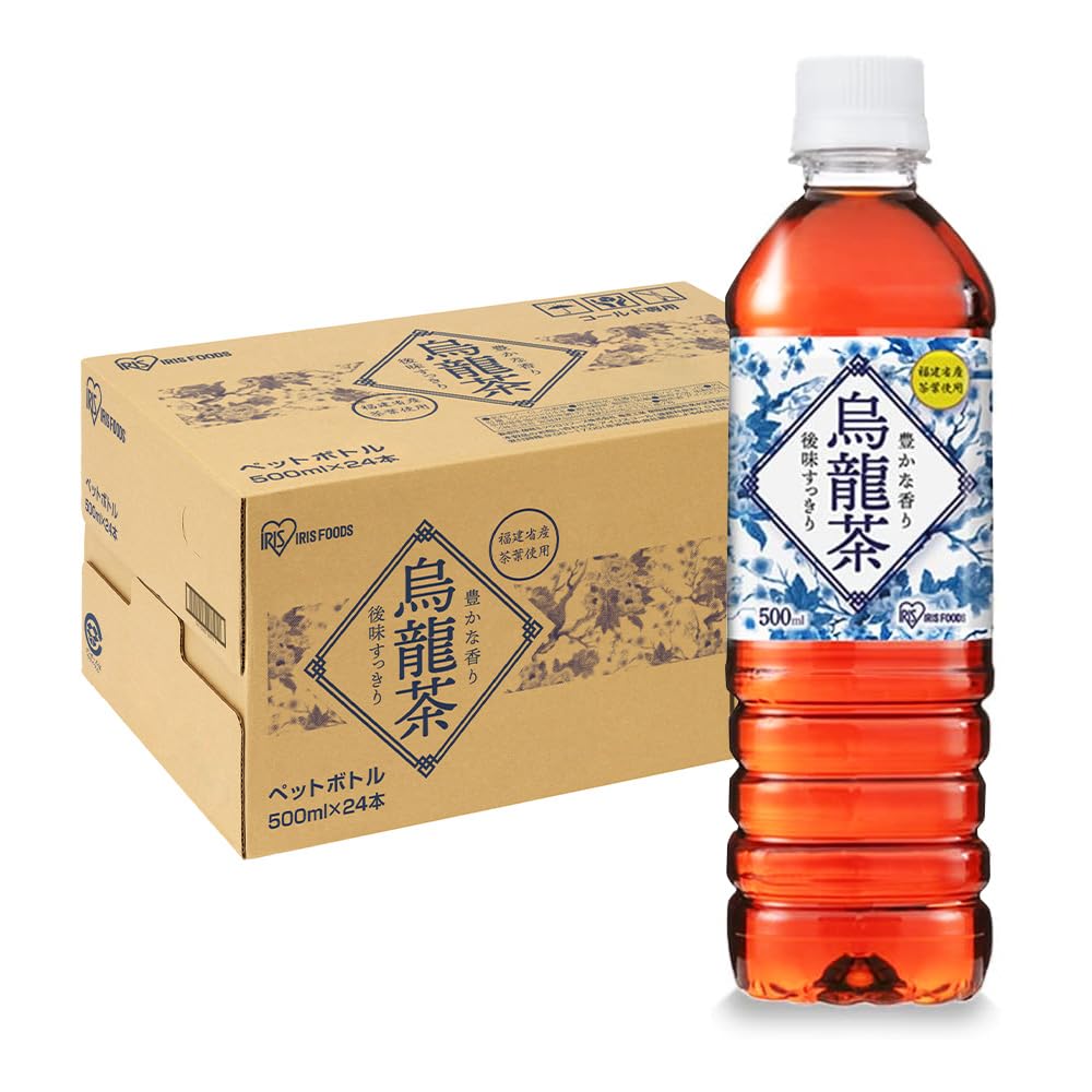 アイリスオーヤマ 烏龍茶 500ml ×24本 ウーロン茶 ペットボトル ケース ボトル 500ミリリットル 国内製造 おちゃ商品画像