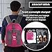 bago Lightweight Small Hiking Backpack for Women and Men - 25L Travel Day Pack - Foldable Hiking Daypack Ultralight for Camping Outdoor Sports - Day Bag Packable Backpack for Travel (Pink)
