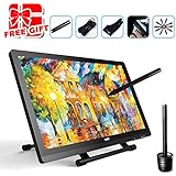 Ugee UG-2150 21.5 Inches LED Graphics Monitor IPS Pen Display HD Resolution Drawing Monitor Dual Monitor with Adjustable Stand, 2 Rechargeable Pens, 1 Drawing Glove, 1 Screen Protector