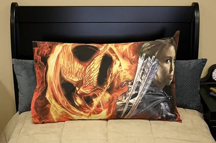 The Hunger Games Pillowcase Katniss Amazon Co Uk Kitchen Home