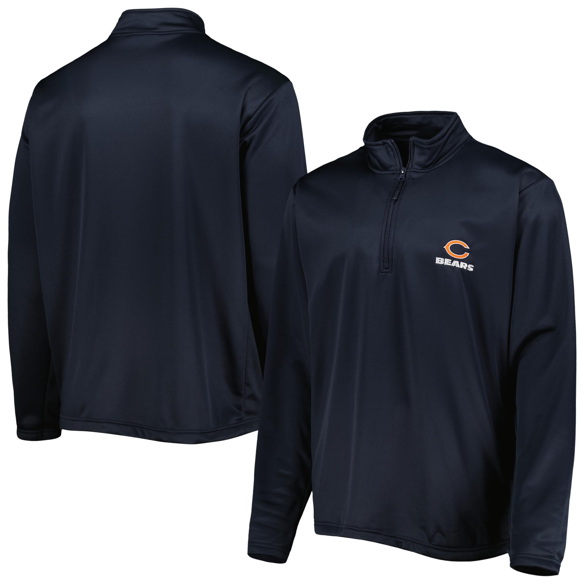 Dunbrooke Men's Navy Chicago Bears All-Star Tech Quarter-Zip Top Image