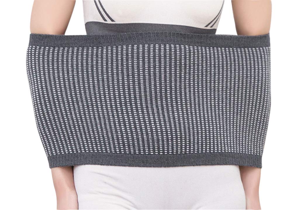 Faxianther Men Women Elastic Thermal Arthritis Rheumatism Kidney Lumbar Binder Warmer Belt Winter Fall Cozy Warm Knitted Waistband Stomach Abdominal Brace Guard Wrap Back Support Band