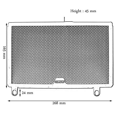 image for UbuyMotor Stainless Steel Motor Accessories Radiator Guard Protector C