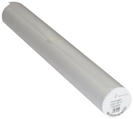 Transparent Skizzenrolle Selecta Skizzenpapierrolle 40 45 Gm² 33 Cm X 50 M Skizzenpapier Mit Guter Transparenz Radierfähig Beidseitig Matte