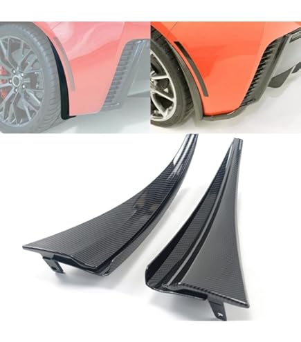 Corvette C7 Rear Wheel Trim Flares – Gloss Black XL Extended Style For Stingray/Z51 (2014-2019)