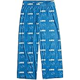 FOCO Detroit Lions Men's Scatter Pattern Pajama Lounge Multi Color Pants
