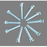 XYUJIE 10PCS 5/8" Longer Than Stock Wheel Stud Lug Bolts 7/16-20 Thread OEM Quality Extended Extra Length Replacement for Chevrolet, Dodge, Pontiac, Oldsmobile, Buick
