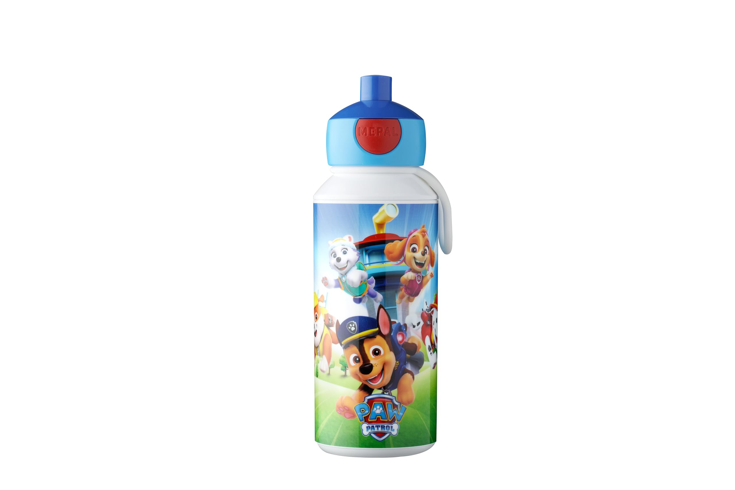 Mepal - Drinking Bottle Pop-up Campus - Drinking Bottle - Leak Proof Drink Bottle For School - BPA-free & Dishwasher Safe - 400 ml - Paw Patrol Pups — image 1