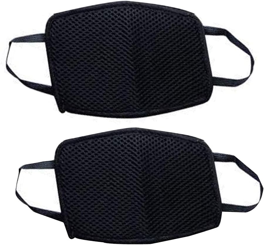 Fashion Sutra Anti-Pollution Dust Cotton Unisex Mouth Mask (Black) (Pack of 2)