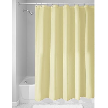 Idesign Poly Bath Curtains Long Shower Curtain Made Of Polyester