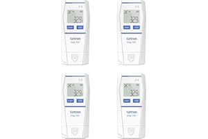 Xetron Elog10H 4 Pack Temperature Data Logger Waterproof USB Reusable Humidity Temperature Logger PDF Data Export -22~158℉