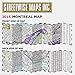Streetwise Montreal Map - Laminated City Center Street Map of Montreal, Canada - Folding pocket size travel map with metro map